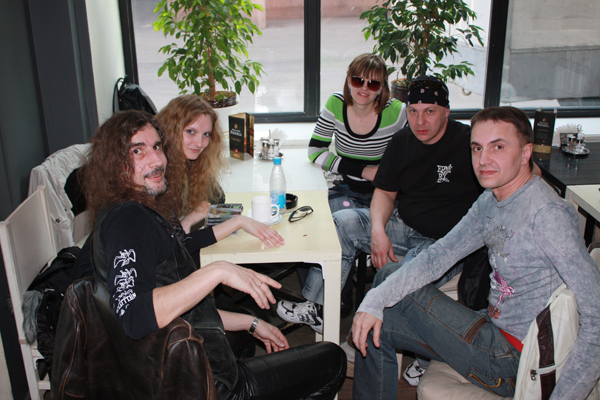 Музыканты группы Паранойя на интервью 26.04.09