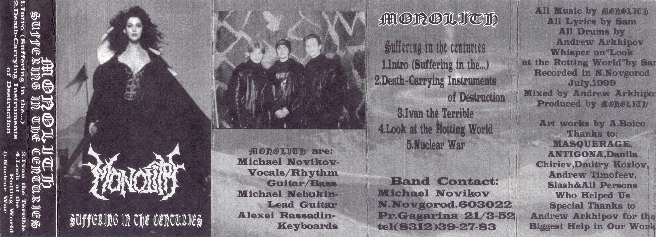 MONOLITH — «Suffering In The Centuries» (1999) [Demo]