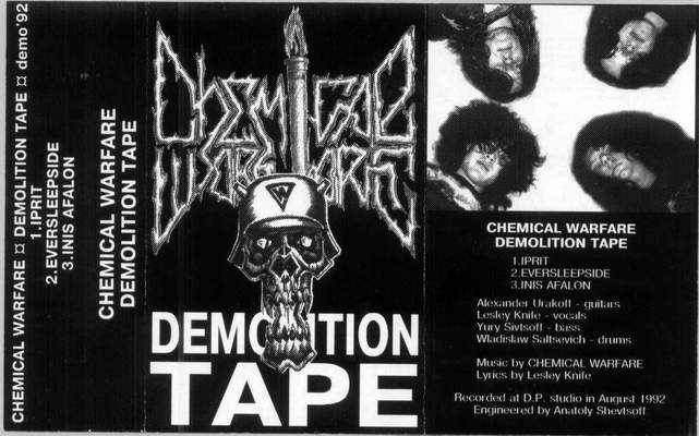 CHEMICAL WARFARE - Demolition Tape (1992) [Demo]